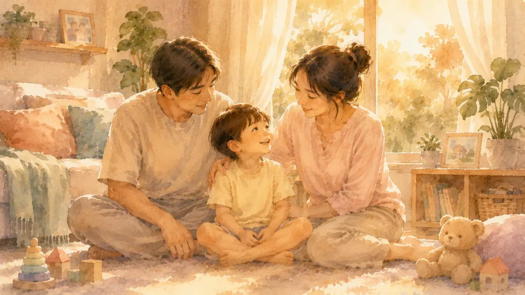 ครอบครัวอบอุ่นและความมั่นคงทางอารมณ์ในเด็ก พร้อม emotional wellbeing ระยะยาว